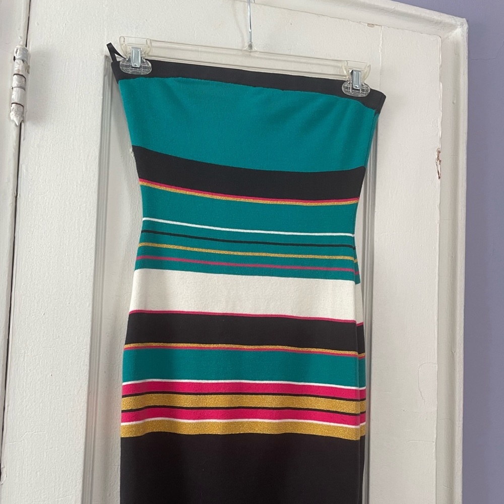 On the 6 , Strapless Sweater Dress!